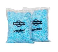 PetSafe - Arena de Cristal Premium Azul ScoopFree, gestión aromática, 99% Libre de Polvo - 2 Unidades, 2 Kg por Bolsa