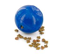 PetSafe Slimcat - Juguete Dispensador de Comida para Gatos, Bola Dispensadora, Juego Interactivo para Gatos, Juguete Relleno de Golosinas - Azul