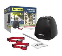 PetSafe Stay & Play - Valla inalámbrica para 2 Perros obstinados, sin Alambre, Cubre 3/4 Acres, para Mascotas de 5 Libras y más, portátil, de The Parent Company of Invisible Fence Brand