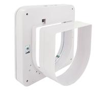 PetSafe Túnel De Extensión para Gatera Petporte 100 - Instalación Sencilla - Blanco, 40mm De Profundidad