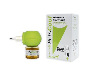 Petscool Aromaterapia Estrés Todos los Animales Difusor Eléctrico + Recarga de 40ml (8 semanas/60m2)