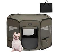 Petsfit Parque para Perros, Portátil Parque Perros para Perros Conejos Gatos,Diseño Pop-Up, Impermeable Parque de Juego de Tela Oxford, Corral Libre,S