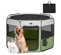 Petsfit Portátil Parque para Perros,Parque Perros para Perros Conejos Gatos,Impermeable Parque de Juego de Tela Oxford,Diseño Pop-Up