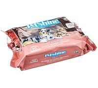 PORRINI Toallitas Higiene para Perro y Gato, Talco Aloe