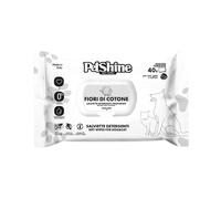 Petshine Toallitas húmedas Flor de algodón para perros y gatos