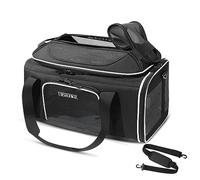 Petskd Top-Expandible transportador para mascotas de 17 x 12 x 8.5 pulgadas, aprobado por JetBlue Frontier Spirit Airline, transportador de lados suaves para gatos y perros pequeños con cremalleras de