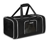 Petskd Transportador de mascotas de longitud expandible de 18 x 12 x 8.5 pulgadas, aprobado por JetBlue Frontier Spirit Airline, transportador de viaje suave para gatos pequeños con cierres de