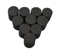 PETSOLA 10 Piezas Almohadillas Electrónicas para Batería Dispositivo de Percusión con Resistente de Esponja Sustituta Accesorios para Instrum, 36 X 20 Mm