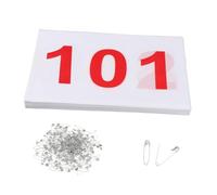PETSOLA 100 Piezas Race Bibs Dorsal de Competición Running Bibs con Números Runner Bibs Material Poliéster para Adultos en Maratones Triatlón, 101 a 200