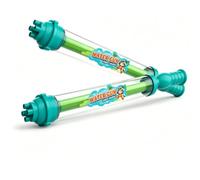 PETSOLA 2 Piezas Pistola Agua con Tobera Giratoria Portátil Disparador Agua Manual Manual para Piscina, Playa, Azul