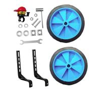PETSOLA 2 Piezas Ruedas de Entrenamiento Bicicleta para Niños Estabilizadores Portátiles de Acero para Montaje Fácil Adecuadas para Aprendizaje de Ciclismo Ho, Azul