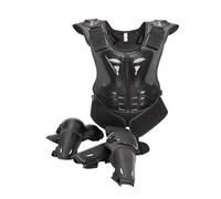 PETSOLA 3 Piezas Chaleco Protector Niño Equipo Protección Corporal Ropa Espuma Molada Cierre Ajustable para Patinar Montar Bicicleta Caballo Acuado para Entrenamiento