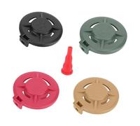 PETSOLA 4 Piezas Butanes Cobertura Protector Cartucho Gas Nylon Refuerzo Portátil Incluye Inflador Adecuado para Senderismo Camping Uso Doméstic, Multicolor