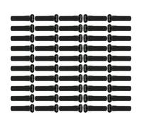 PETSOLA 50 Piezas Niples de Rueda para Bicicleta Cubiertas de Radio Tapones Protectores Accesorios de Latón Portátiles Adecuados para Ciclismo de Montaña Ruta, Negro, 16mm 14G