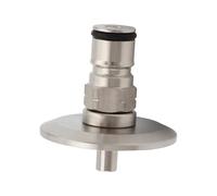 PETSOLA Adaptador de Poste de Bloqueo de Gas para Barril de Cerveza Incluye Fitting de Acero Inoxidable Ball Lock Y Conector Diseñado para, Gas Post, Individual