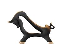 PETSOLA Adorno de Botellero de Mesa, Escultura Decorativa Multifuncional, Figura para Gabinete, Regalo de Inauguración de La Casa, Decoración del, Negro, Individual