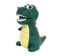 PETSOLA Alcancía Dinosaurio Caja de Ahorro Animales Organizadora Decorativa Infantil Resistente Y Ligera en PVC Y Vinilo Adecuada para Niños Dormitorio, Verde, Individual