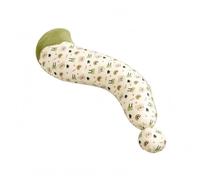 PETSOLA Almohada Corporal Curvada Sueño Cómodo Almohada Abrazable Rellena Relajación Infantil para, Pequeño Elefante, 60 16