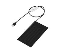 PETSOLA Almohadilla Calefactora para Terrario con Manta Calefactora Eléctrica Esterilla de Ajustable Cama Térmica para Dragón Y Alfombrilla, 10cmx20cm, Individual