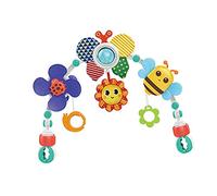 PETSOLA Arco para Cochecito Juguete Bebé Musical Actividad Móvil Plegable Animales Rotatorio Estimulación Multisensorial Adecuado para Recién Nacido Y Paseo