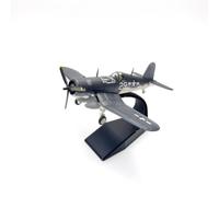 PETSOLA Avión Militar a Escala Pintado Maqueta Avión con Base Exhibición Juguete para Oficina, 1/72 F4U Corsair 29
