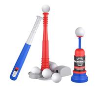PETSOLA Baseball Máquina de Lanzamiento Set de Béisbol Máquina de Bateo Infantil Equipo de Práctica Ajustable Juguete para Desarrollar Habilidades Motoras Ade