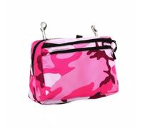 PETSOLA Bolsa de Buceo Bolsa de Almacenamiento Estuche Organizador Funda Lateral con Ojales de Drenaje y Cordones Elásticos Adecuada para Buceo Cuevas Naufragios, Camo Rosa