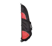 PETSOLA Bolsa de Esgrima con Ruedas Organizador Bolso Maleta Trolley con Material Impermeable 1680D Y Gran Capacidad Resistente Al Desgaste Adecuada para, Rojo Negro