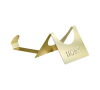 PETSOLA Botellero de Vino Estante para Botellas de Vino Soporte de Mesa Organizador de Hierro Independiente para Mostrar Y Almacenar Adecuado para Hotel Resta, Oro, Individual