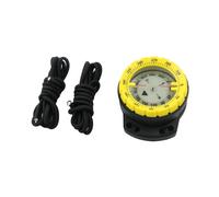 PETSOLA Brújula de Buceo Brújula de Muñeca Brújula Impermeable Luminosa Herramienta para Acampada Hecha de Acrílico Adecuada para Senderismo Ciclismo Espeleol, Amarillo