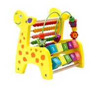 PETSOLA Calculadora Infantil Ciervo Aprendizaje Temprano Calculadora Infantil 3 en 1 Multijuego Juego Matemático Método Educativo Práctico para Preescolares