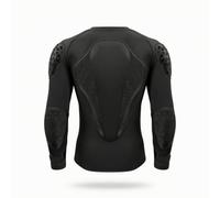 PETSOLA Camiseta con Paneles Impacto Perforado Camisa Blindada con Protectores Ajustado Camiseta Blindada para Snowboarders , XXXL