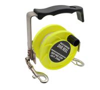 PETSOLA Carre Buceo Manual Ajustable Carre Buceo con Mosquetón Compacto para Buceadores Técnicos, Navegación Subacuática, Amarillo Fluorescente