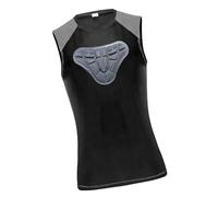 PETSOLA Chaleco Protector de Costillas de Pecho Acolchado para Hombre, Equipo para Entrenamiento de Fútbol Y Béisbol, Talla L, L