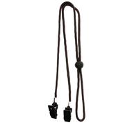PETSOLA Clip para Servilleta para Mantener Ropa Limpia Durante Comidas Convierte Servilletas en Babero con Cuerda Resistente de Nylon Clip Seguro de Pp Lavabl, MARRÓN, Individual