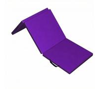 PETSOLA Colchoneta Plegable Gruesa Colchoneta con Compacta Tapete Plegable Ejercicio para Pilates, Actividad Mente-Cuerpo, Morado Oscuro, 180 60 5cm