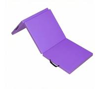 PETSOLA Colchoneta Plegable Gruesa Colchoneta con Compacta Tapete Plegable Ejercicio para Pilates, Actividad Mente-Cuerpo, Morado Claro, 180 60 5cm