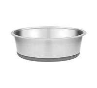 PETSOLA Comedero para Perros Antideslizante Comedero Cuenco Tazón Acero Inoxidable Base de Silicona Integrada Lavado Rápido Sin Olores Estable en Sue, 26cm