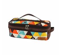 PETSOLA Contenedor de Almacenamiento para Exteriores Bolsa Organizadora de Cubiertos Caja para Utensilios Maletín Portátil Material Resistente Adecuado para Picnic Viajes Excursiones