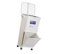 PETSOLA Cubo de Basura Clasificador con Ruedas, Práctico Cubo de Basura para Uso Doméstico, Accesorio de Cocina para Interior, Sala de Estar, Dormitorio, Hote, tal como se describe, 32l