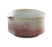 PETSOLA Cuenco de Cerámica para Té Matcha, Taza de Té Verde Japonés Hecha a Mano, Cuenco de Tradicional para Mezclar, Regalo Familiar, Rosa, Individual