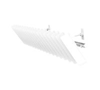 PETSOLA Deflector de Aire para Acondicionador de Aire con Rejilla Universal Y Bafle de Salida Antisoplido Material PP Fácil de Instalar Adecuado para Oficina, 85 Cm