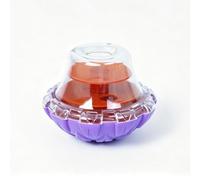 PETSOLA Dispensador Comida con Laberinto Antivoracidad Dispensador Golosinas Antislizante Rompecabezas para Mascotas Glotonas, s, Púrpura