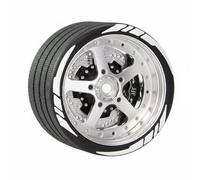 PETSOLA Dispositivo de Control de Vehículo Volante RC de Aluminio Rueda de Dirección Accesorio para Mando Botón Antideslizante Acabado Anodizado y Manejo, L