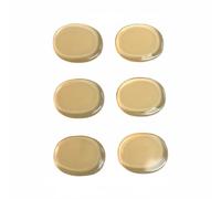 PETSOLA Drum Damper Pad Gel Amortiguador para Batería Almohadilla de Silicona Lavable Control de Armónicos en Caja y Platillos sin Residuos Fácil de Limpiar, Naranja