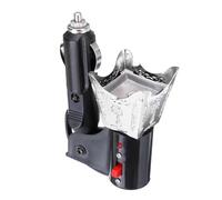 PETSOLA Eléctrico Artístico para Vehículo con Estilo Árabe Difusor Portable de Hierro Adecuado Decoración Y Oficina, Plata, Individual