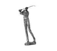 PETSOLA Estatua de Golf, Decoración de Estatuilla de Resina, Figura Moderna de, Escultura de Golfista para Golf, Estante, Club de Go, Estilo un, Individual