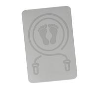PETSOLA Esterilla Antideslizante para Saltar Alfombra de Cuerda para Saltar Tapete Amortiguador Antideslizante en Material TPE Suave Y Lavable Colchoneta para, gris, Individual