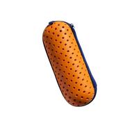 PETSOLA Estuche para Gafas de Natación con Diseño Protector Caja de Almacenamiento Impermeable Hecha de EVA Transpirable Y Ligera Adecuada para Adultos Que Pr, Naranja