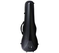 PETSOLA Estuche Violín con Correas Resistente Funda Ligero para Niños, Viajes, Ensayos, Rayas Negras 1/2 Y 1/4 Universal